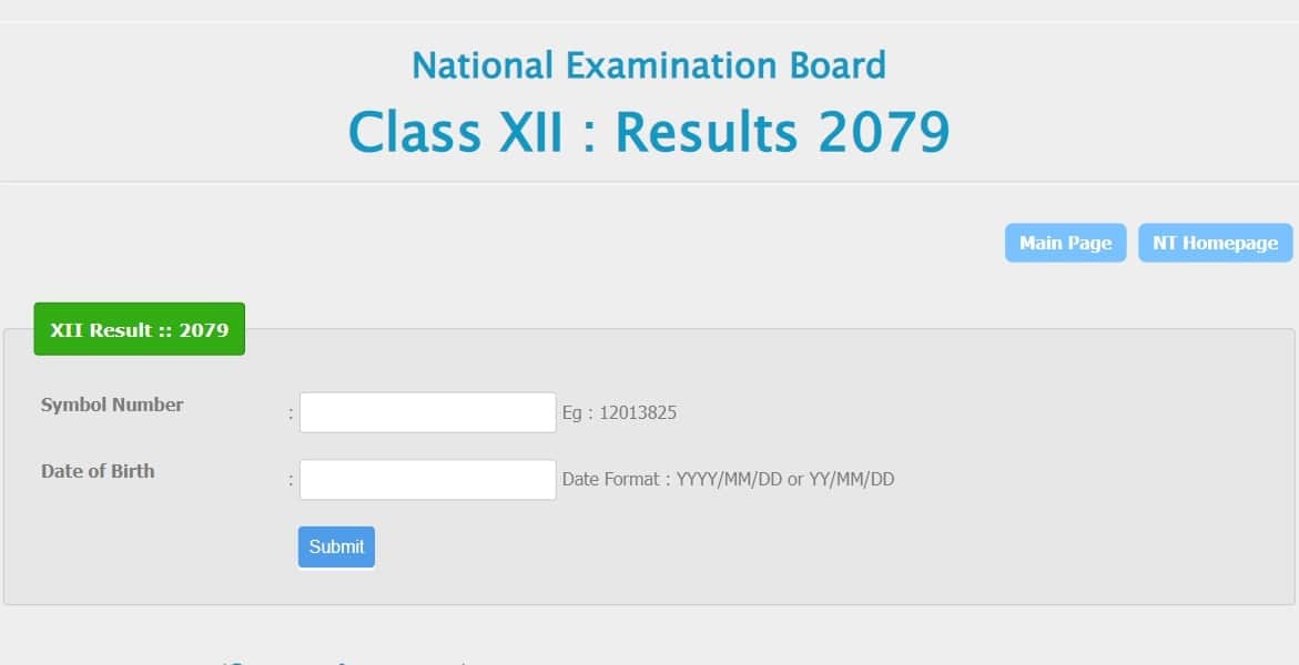 Class 12 result 2079 neb.gov.np