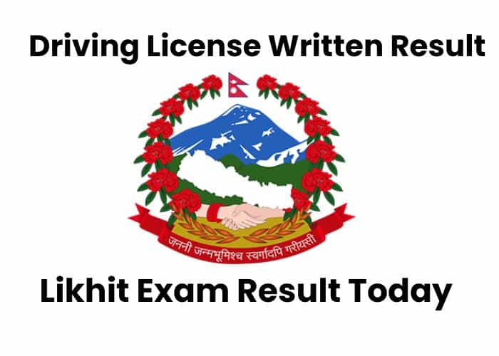 Driving License Result 2081