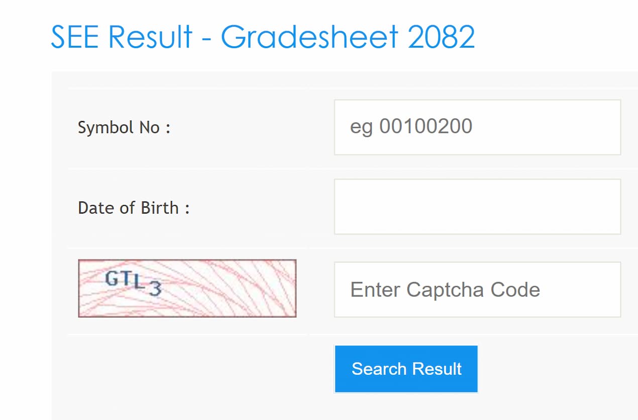 see marksheet